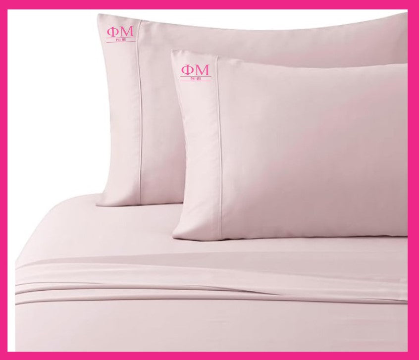 Phi Mu Luxe Edition 100% Bamboo Bedding with 400 Thread Count