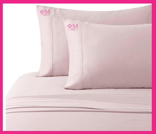 Phi Mu Luxe Edition 100% Bamboo Bedding with 400 Thread Count